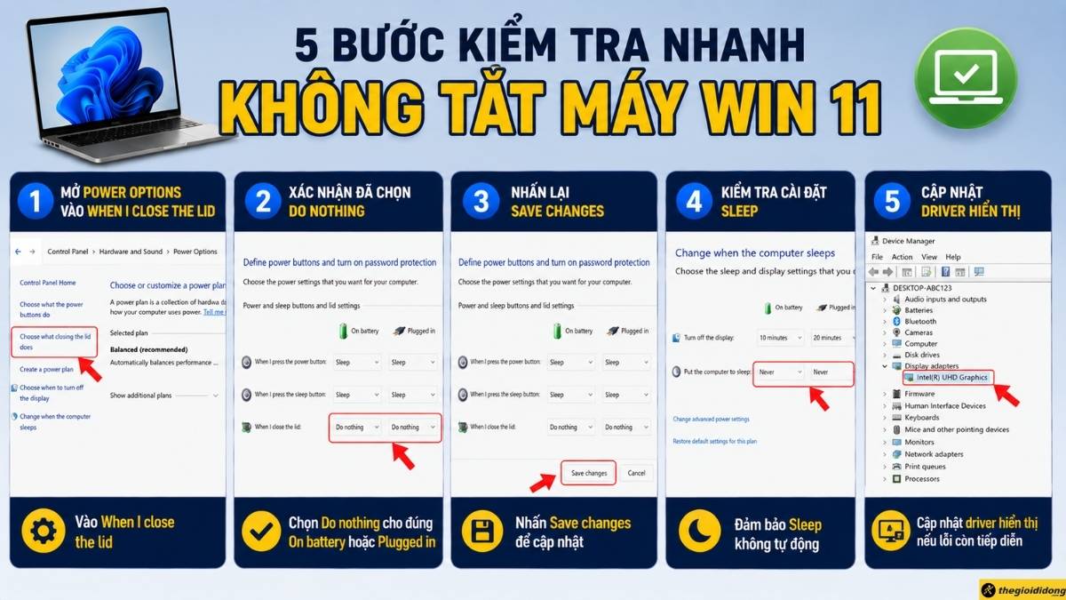 5 bước kiểm tra nhanh 5 bước kiểm tra nhanh