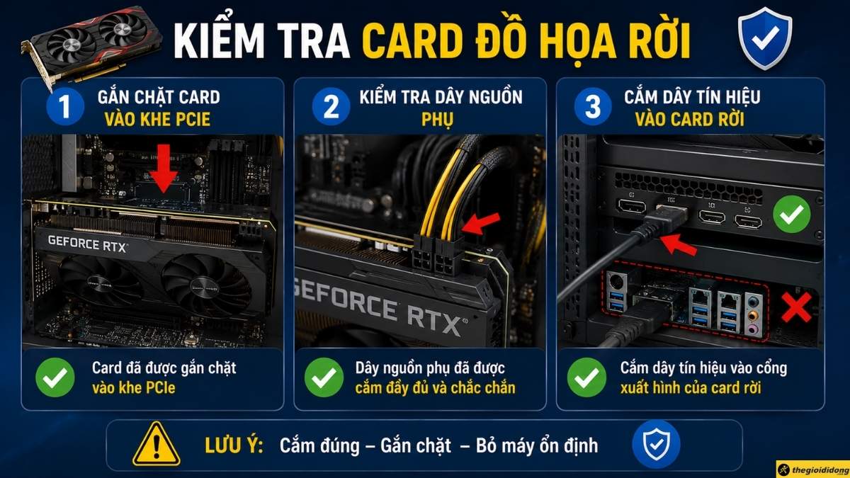 Kiểm tra card đồ họa rời