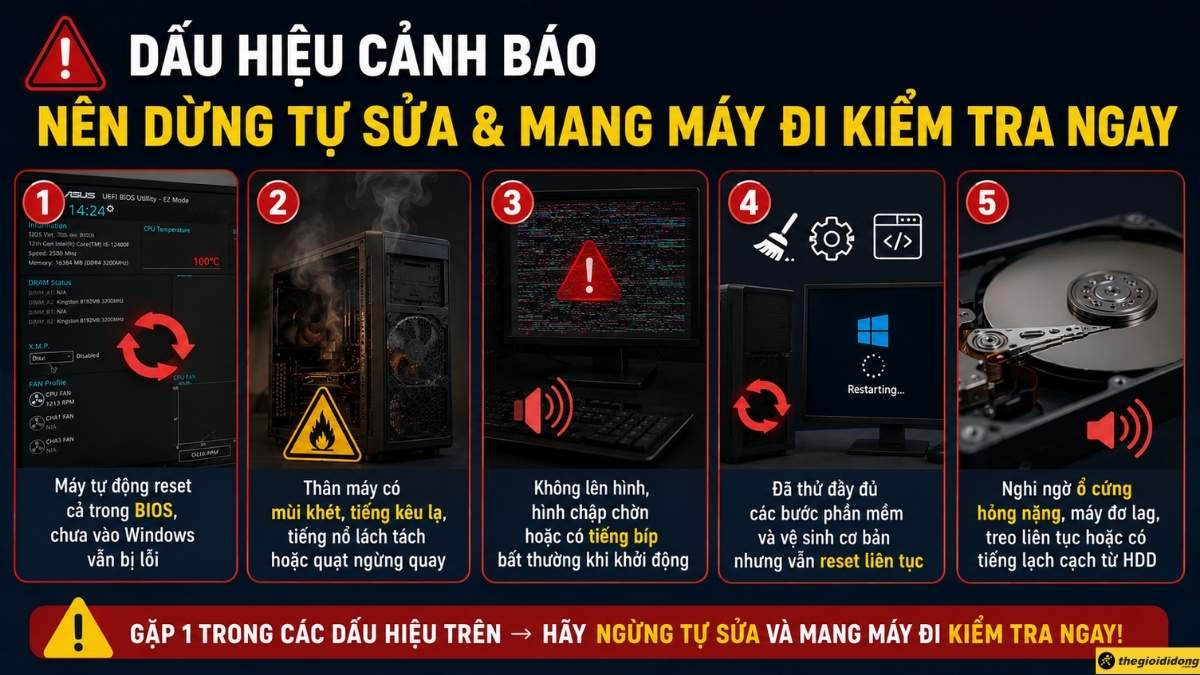 Dấu hiệu cảnh báo Dấu hiệu cảnh báo