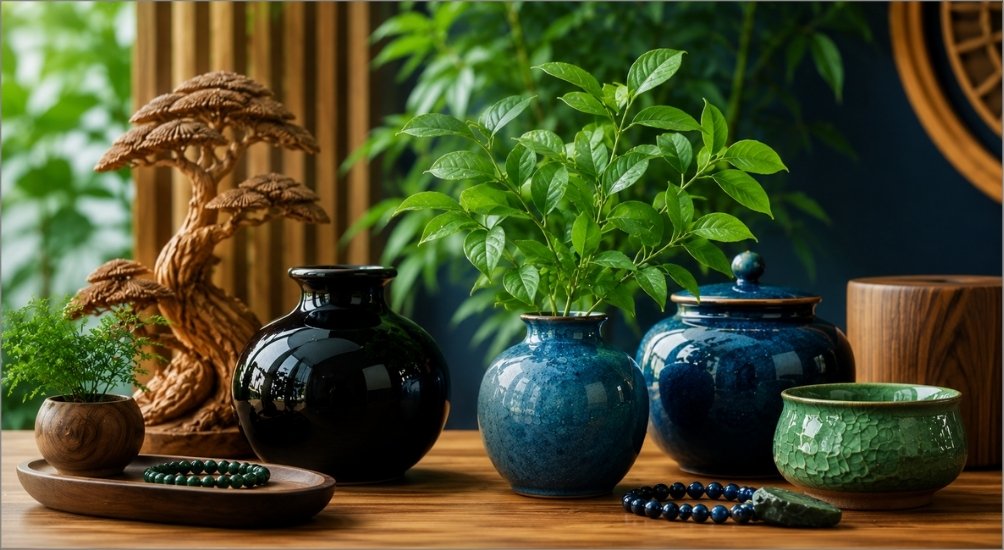 Người sinh năm 1988 nên ưu tiên các vật phẩm có chất liệu bằng gỗ, gốm sứ hoặc các thiết bị có tông màu đen, xanh dương, xanh lá