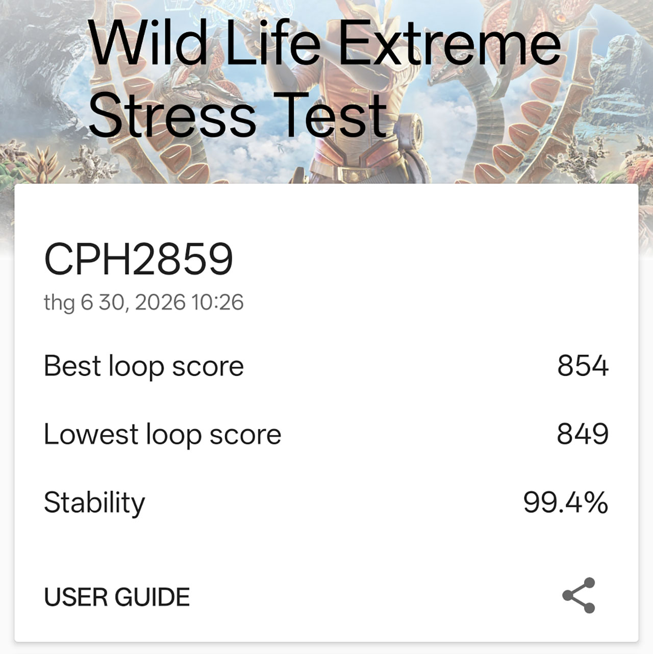 Đánh Giá Oppo Reno16 F 5G 3Dmark