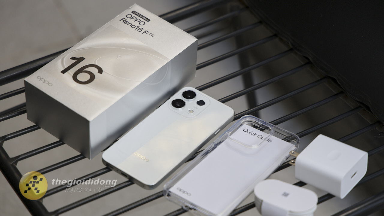 Trên tay OPPO Reno16F 5G Mở hộp