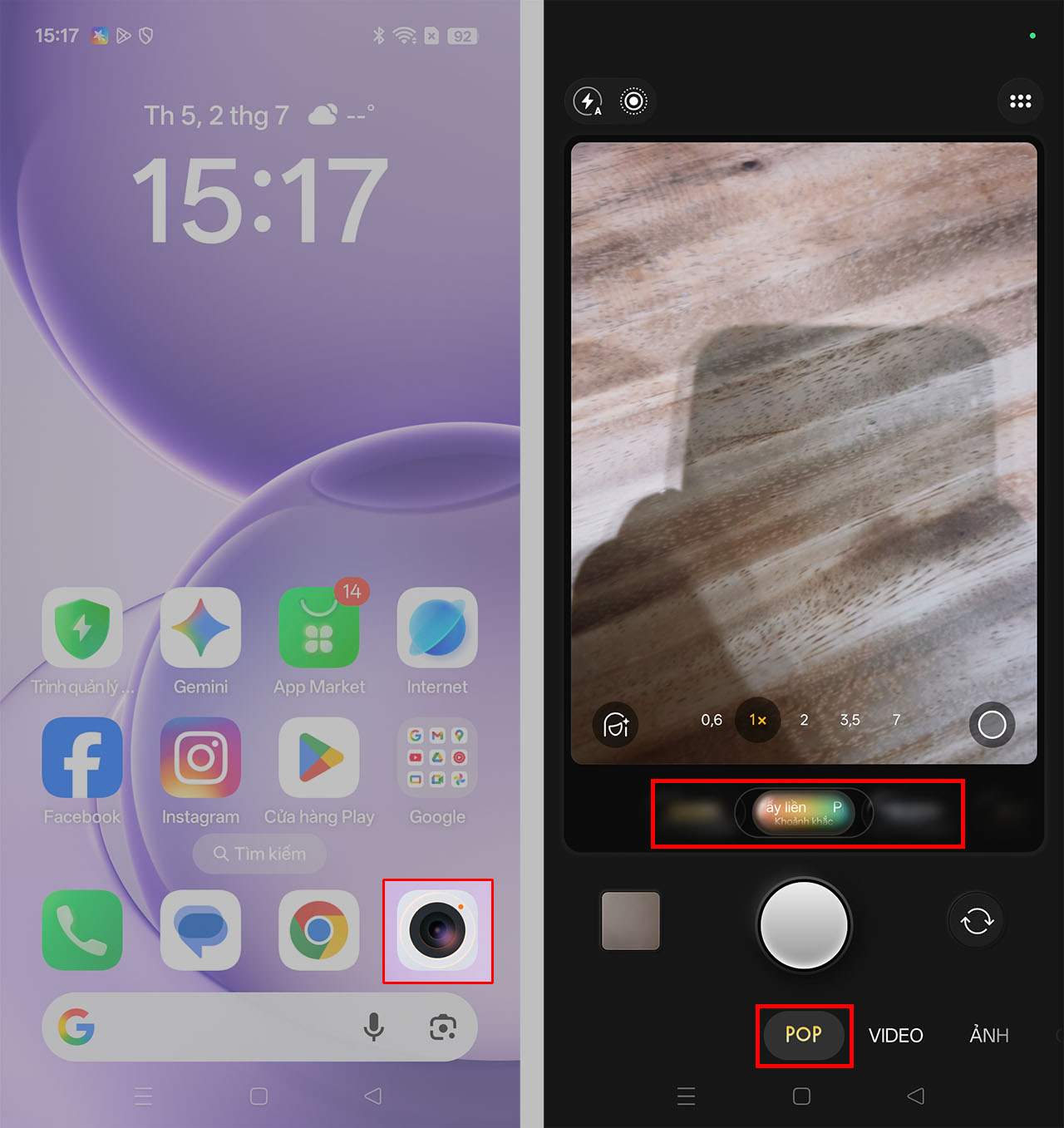 Cách dùng Pop Cam trên OPPO Reno16 Series Cách dùng Pop Cam trên OPPO Reno16 Series
