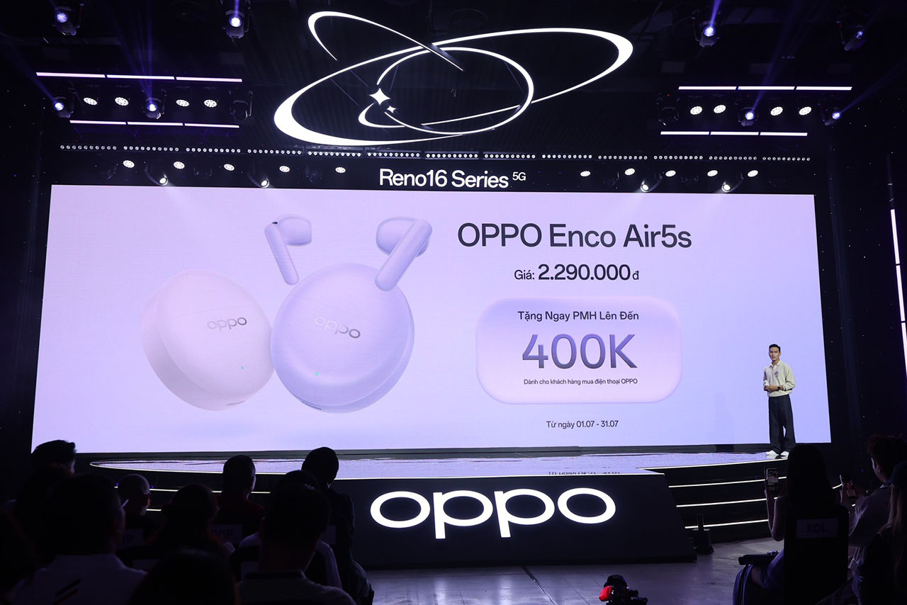 OPPO Enco Air5 | Air5s ra mắt OPPO Enco Air5 | Air5s ra mắt