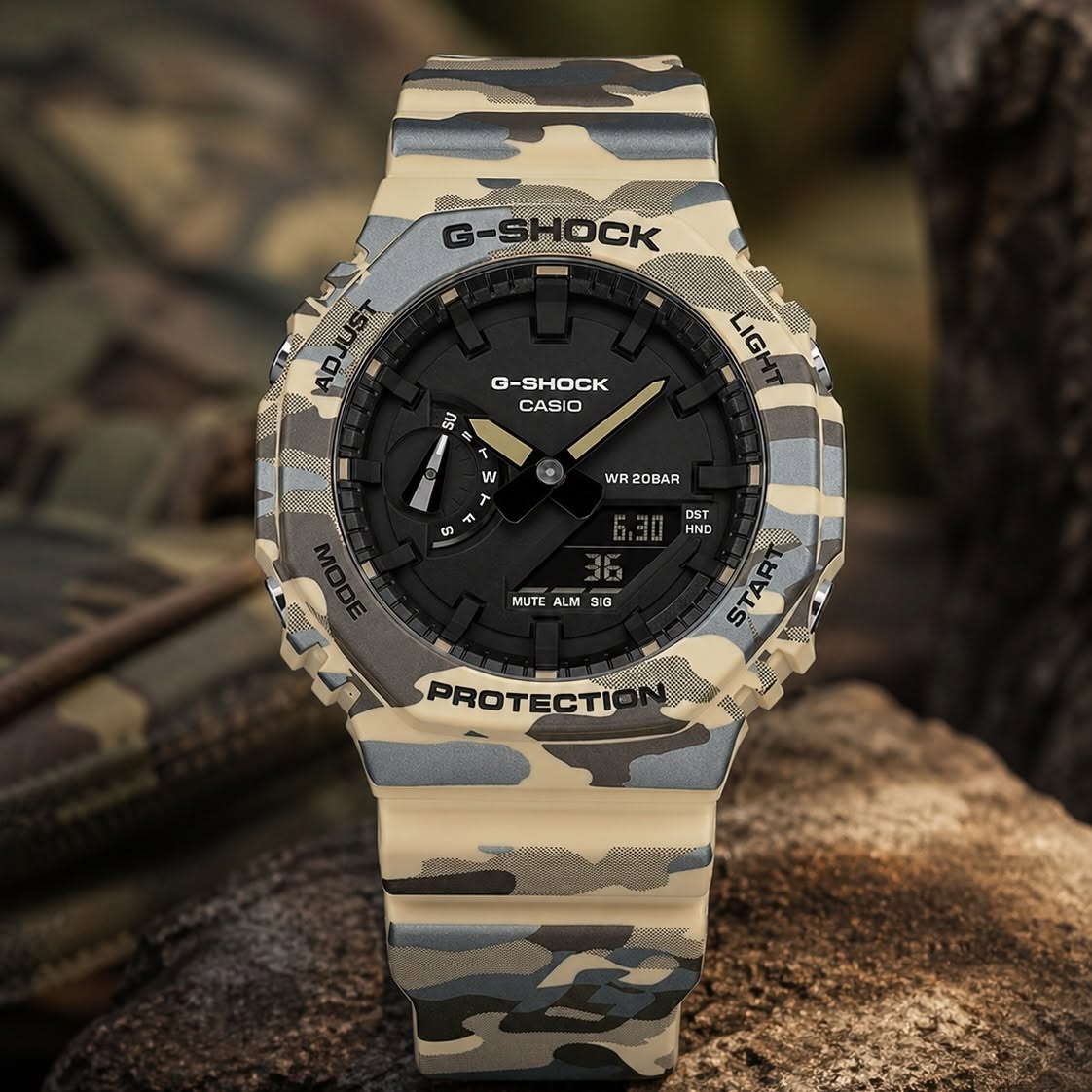 Đồng Hồ G-Shock 45.4 Mm Nam Ga-2100Cm-5Adr Đồng Hồ G-Shock 45.4 Mm Nam Ga-2100Cm-5Adr