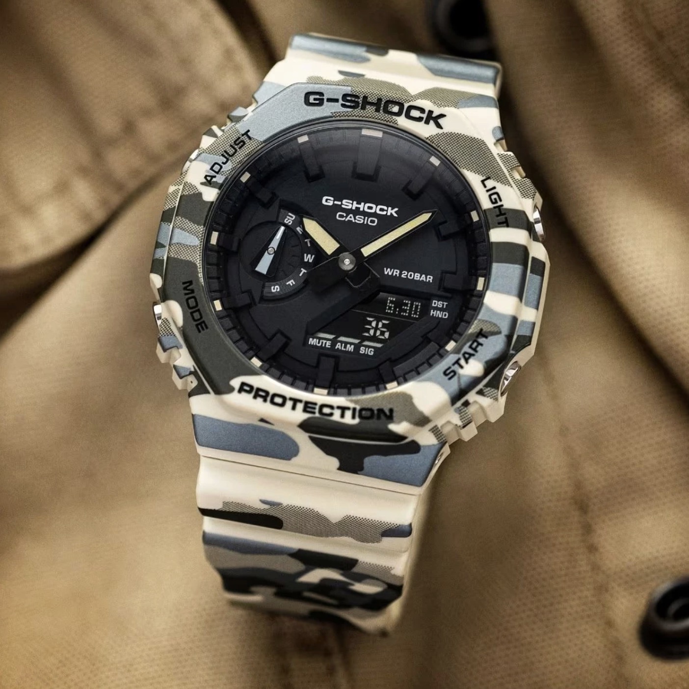Đồng Hồ G-Shock 45.4 Mm Nam Ga-2100Cm-5Adr Đồng Hồ G-Shock 45.4 Mm Nam Ga-2100Cm-5Adr
