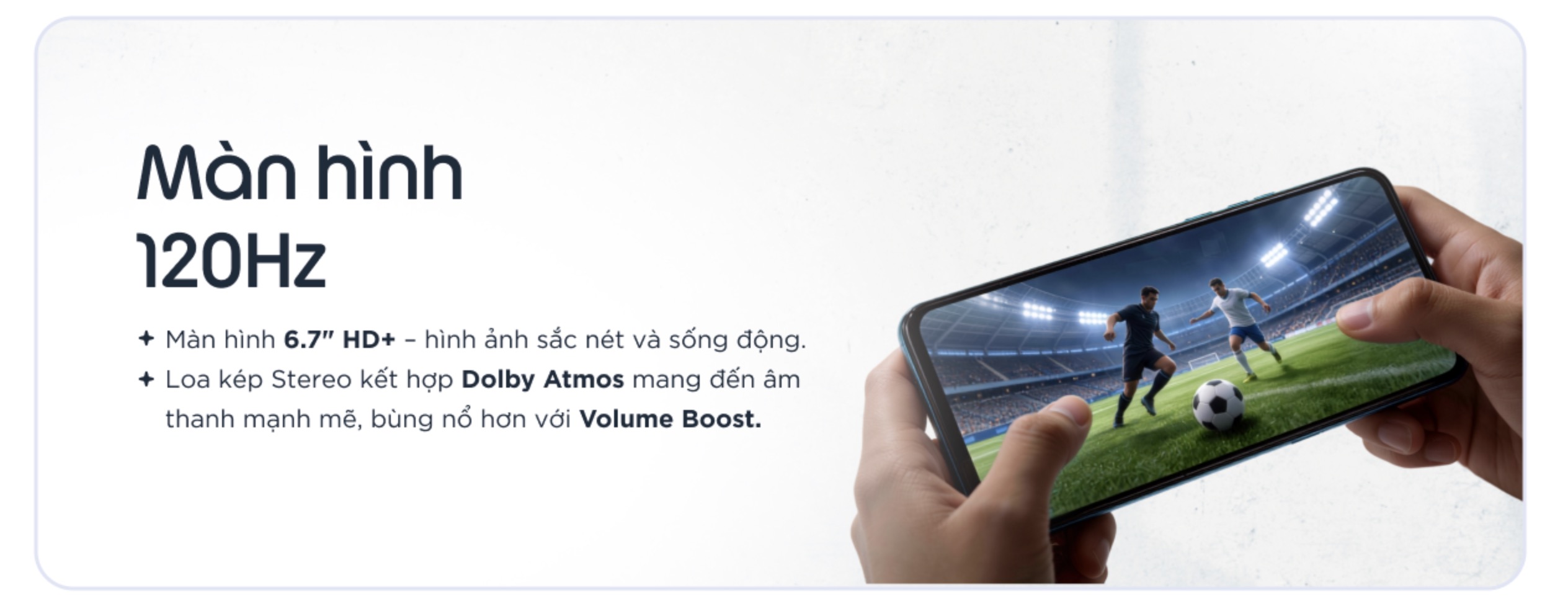 Màn Hình Motorola G37 5G Mượt Mà Với Tần Số Quét 120 Hz