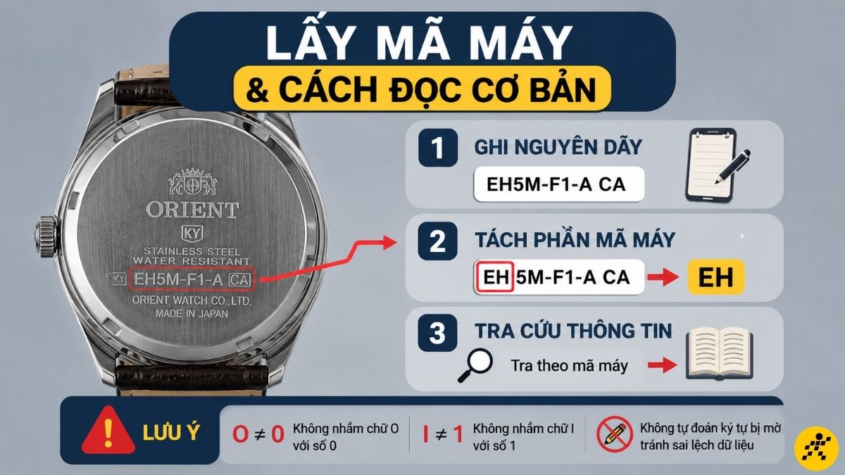 Lấy m&atilde; m&aacute;y v&agrave; c&aacute;ch đọc cơ bản