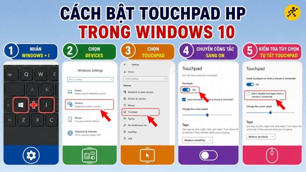 Cách bật touchpad HP trong Windows 10 Cách bật touchpad HP trong Windows 10