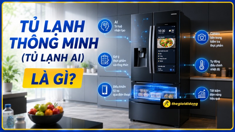 Tủ lạnh thông minh (tủ lạnh AI) là gì? Tủ lạnh thông minh (tủ lạnh AI) là gì?