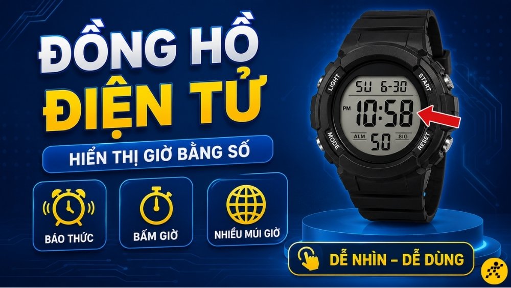 Đồng hồ điện tử hay Digital Watch Đồng hồ điện tử hay Digital Watch