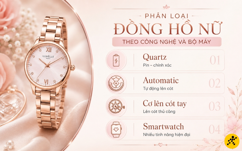 Lựa chọn đồng hồ theo công nghệ và bộ máy Lựa chọn đồng hồ theo công nghệ và bộ máy