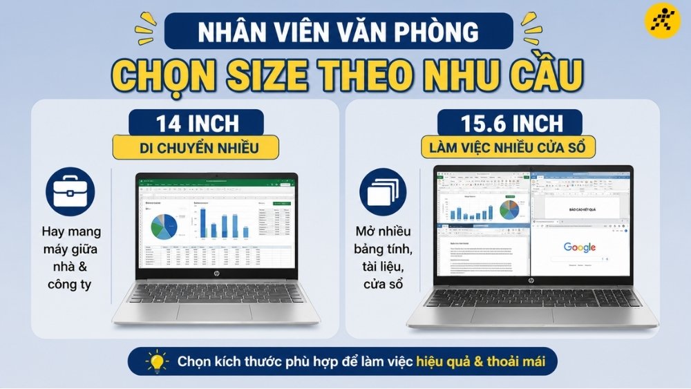 Laptop HP cho nhân viên văn phòng Laptop HP cho nhân viên văn phòng