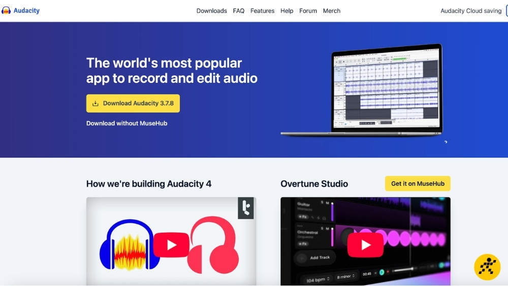 Giao diện Audacity Giao diện Audacity