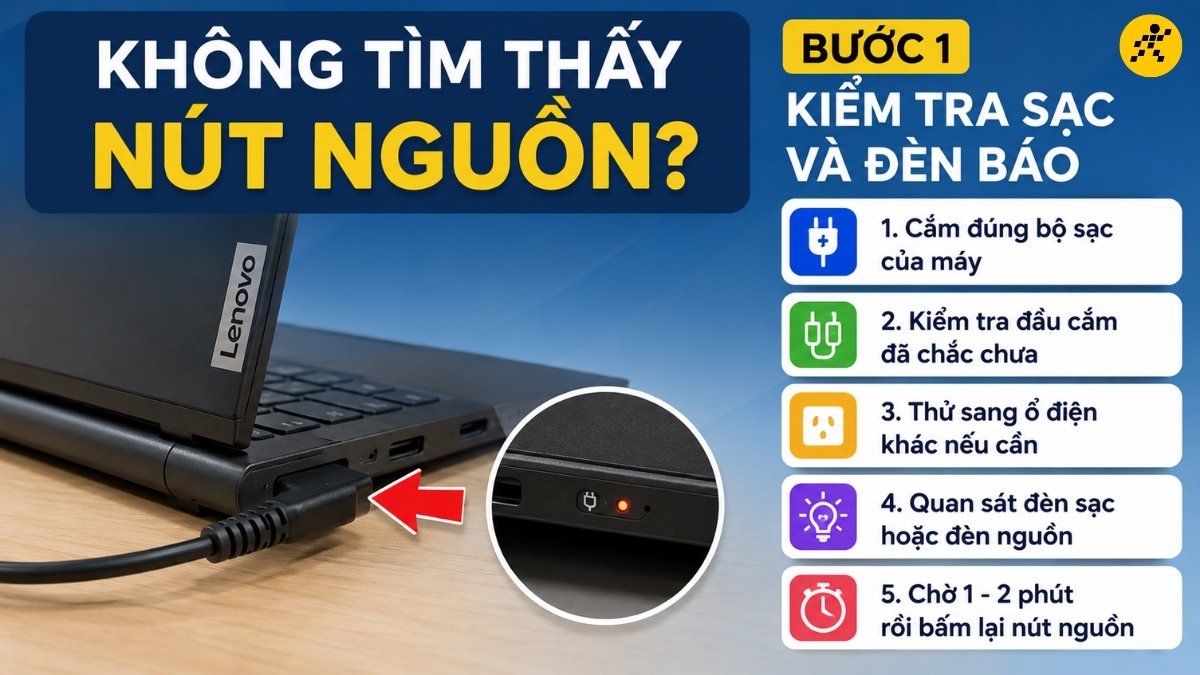 Kiểm tra sạc và đèn báo Kiểm tra sạc và đèn báo