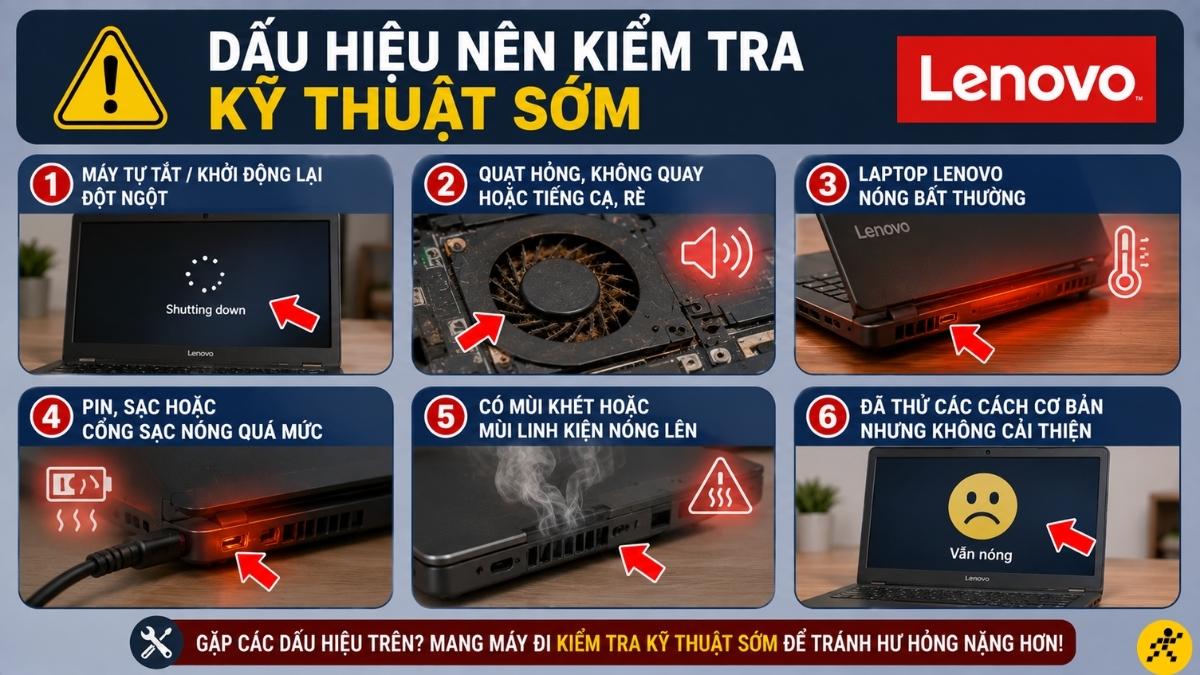 Những dấu hiệu nên kiểm tra kỹ thuật sớm Những dấu hiệu nên kiểm tra kỹ thuật sớm