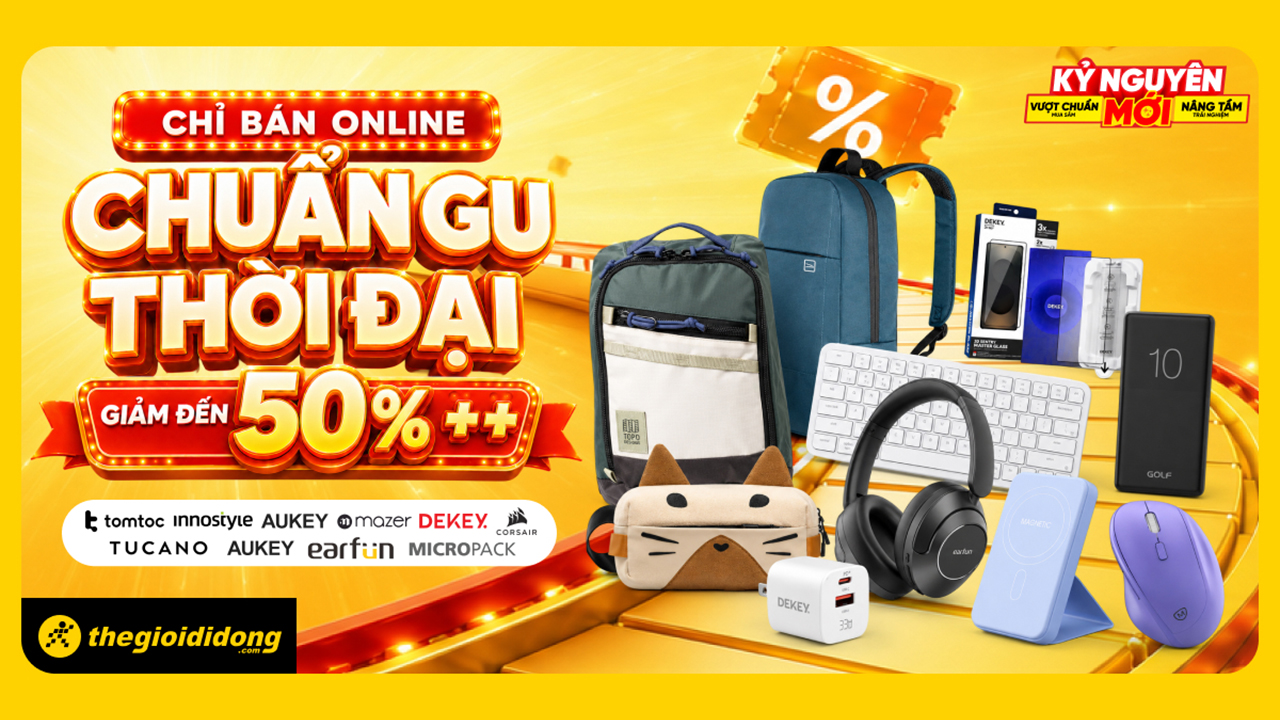 Phụ Kiện Chuẩn Gu Thời Đại, Giảm Đến 50%++, Săn Phụ Kiện Giá Rẻ Tại Tgdđ Phụ Kiện Chuẩn Gu Thời Đại, Giảm Đến 50%++, Săn Phụ Kiện Giá Rẻ Tại Tgdđ