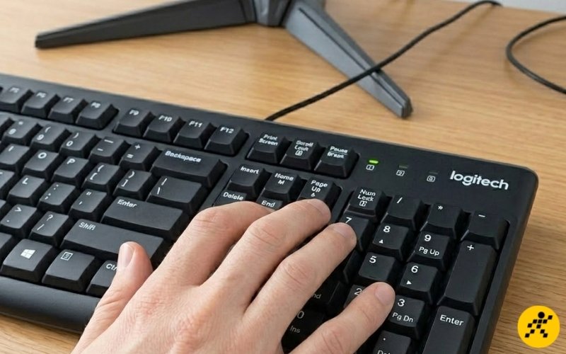C&aacute;ch sử dụng b&agrave;n ph&iacute;m Logitech K120