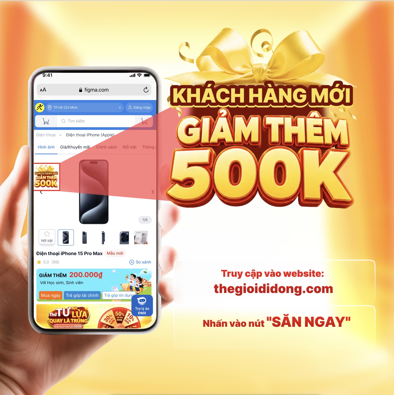 Chào Mừng Khách Hàng Mới: Nhận Ngay Pmh Giảm 15% Tối Đa Lên Đến 500.000Đ Chào Mừng Khách Hàng Mới: Nhận Ngay Pmh Giảm 15% Tối Đa Lên Đến 500.000Đ
