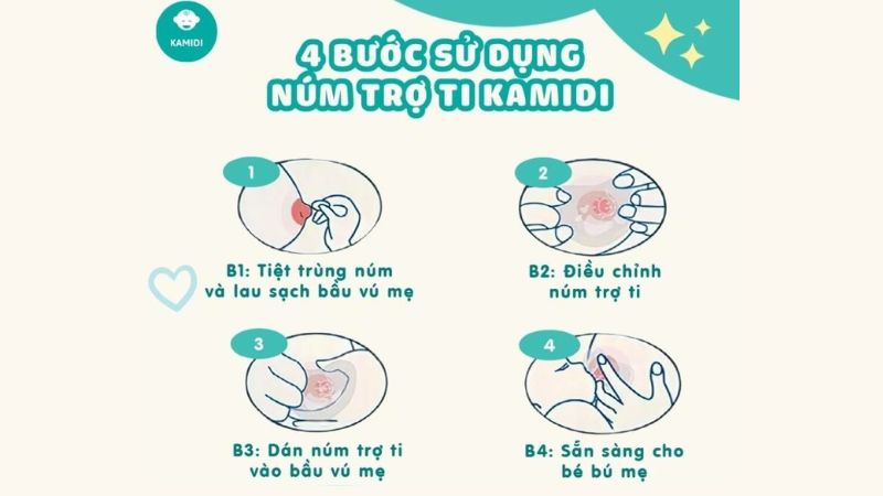 Cách sử dụng núm trợ ti Kamidi Cách sử dụng núm trợ ti Kamidi