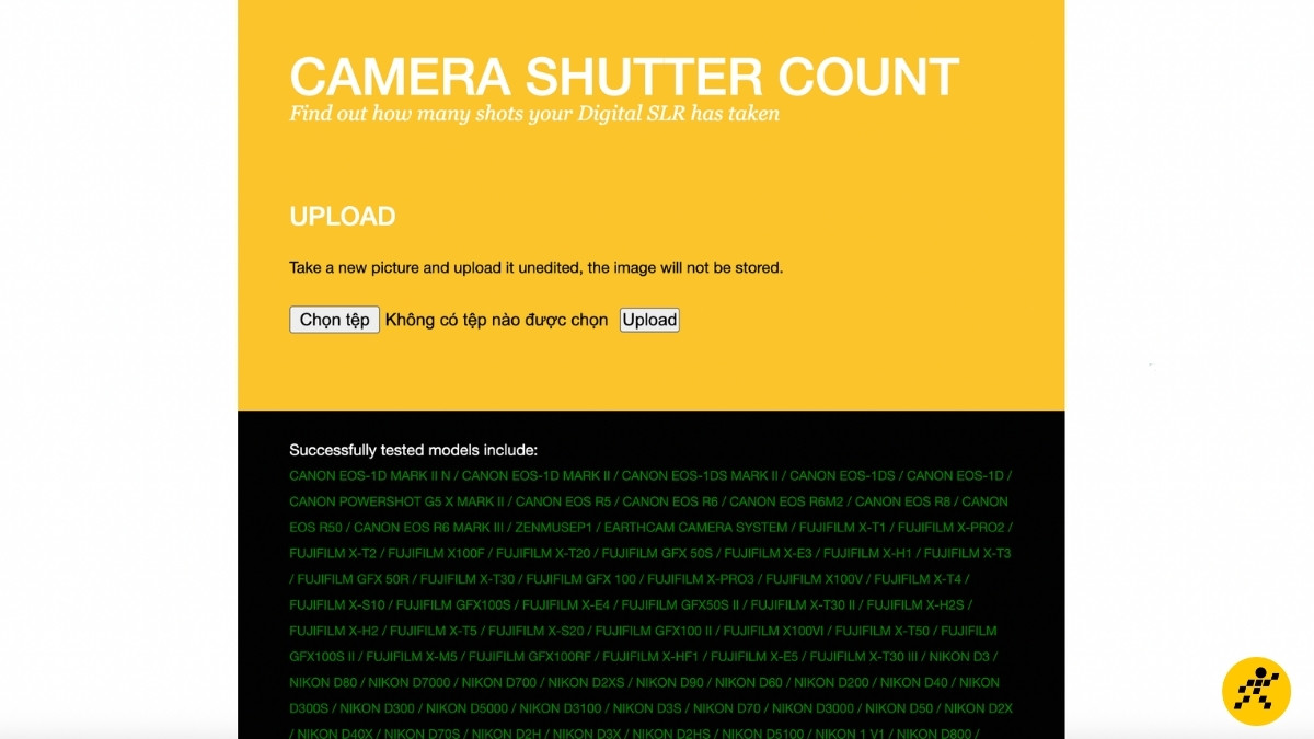 Camera Shutter Count (Đa dòng máy) Camera Shutter Count (Đa dòng máy)