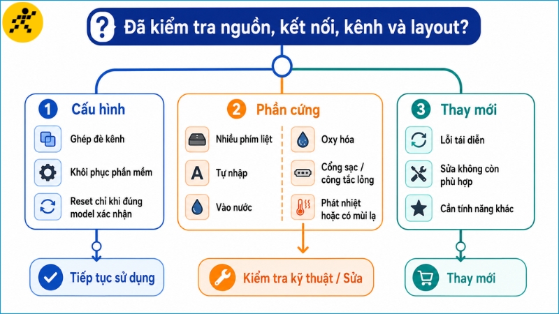 Cất receiver vào vị trí cố định ngay sau khi tháo khỏi máy tính Cất receiver vào vị trí cố định ngay sau khi tháo khỏi máy tính