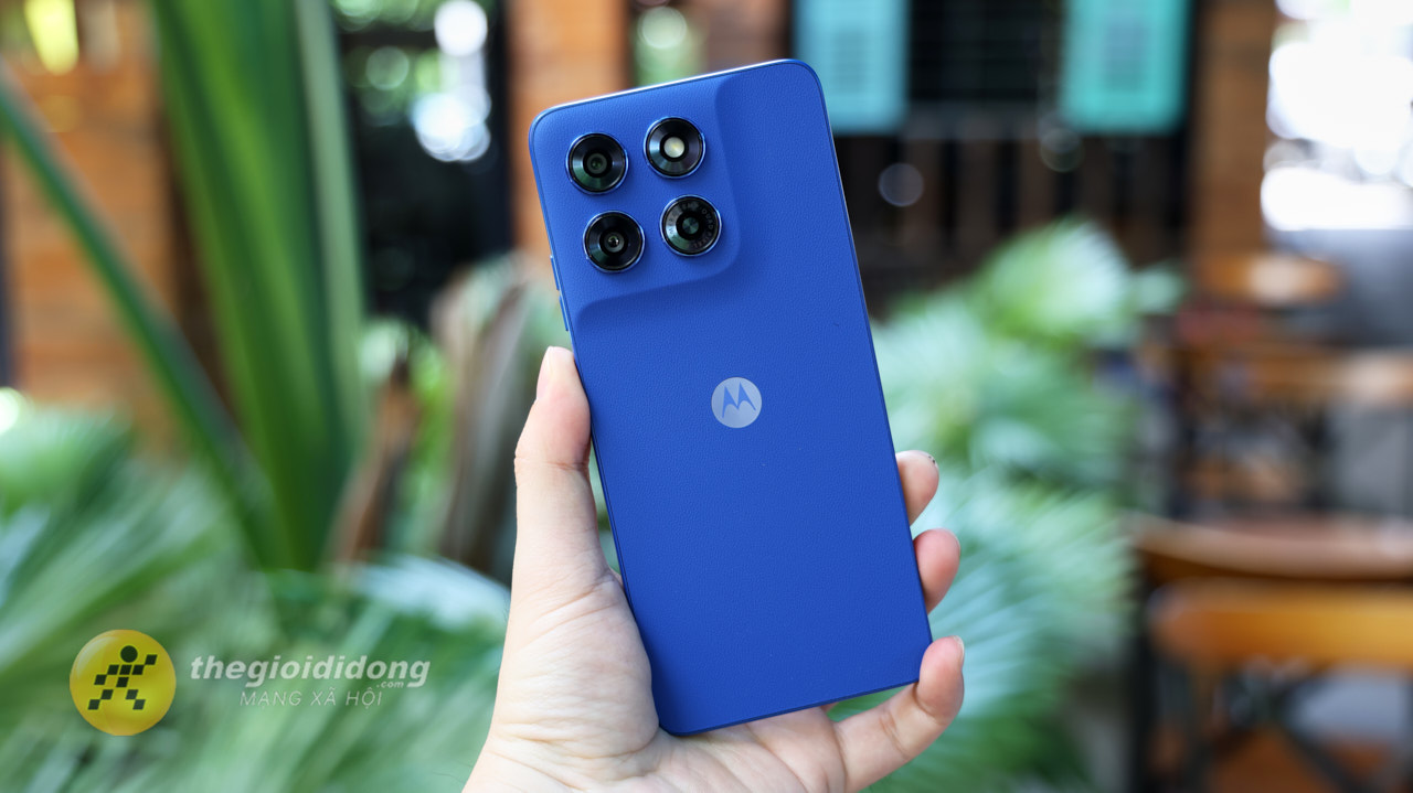 Thiết Kế Motorola G37 5G: Mặt Lưng Giả Da, Hoàn Thiện Tốt Thiết Kế Motorola G37 5G: Mặt Lưng Giả Da, Hoàn Thiện Tốt