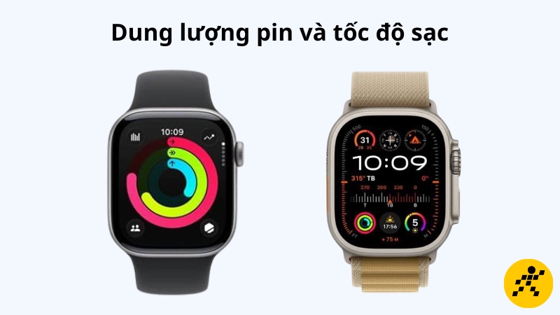 Apple Watch Ultra 2 có dung lượng pin lớn hơn, Apple Watch Series 11 có tốc độ sạc nhanh hơn Apple Watch Ultra 2 có dung lượng pin lớn hơn, Apple Watch Series 11 có tốc độ sạc nhanh hơn