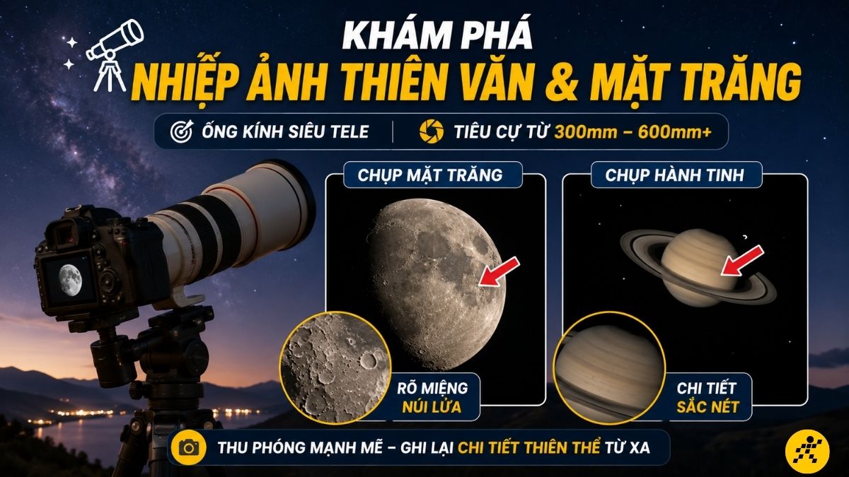 Khám phá nhiếp ảnh thiên văn và mặt trăng Khám phá nhiếp ảnh thiên văn và mặt trăng