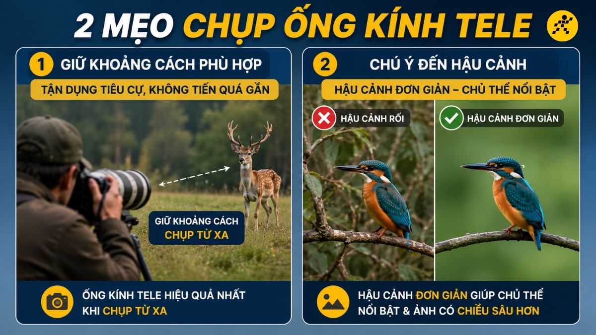 Giữ khoảng cách phù hợp với đối tượng Giữ khoảng cách phù hợp với đối tượng