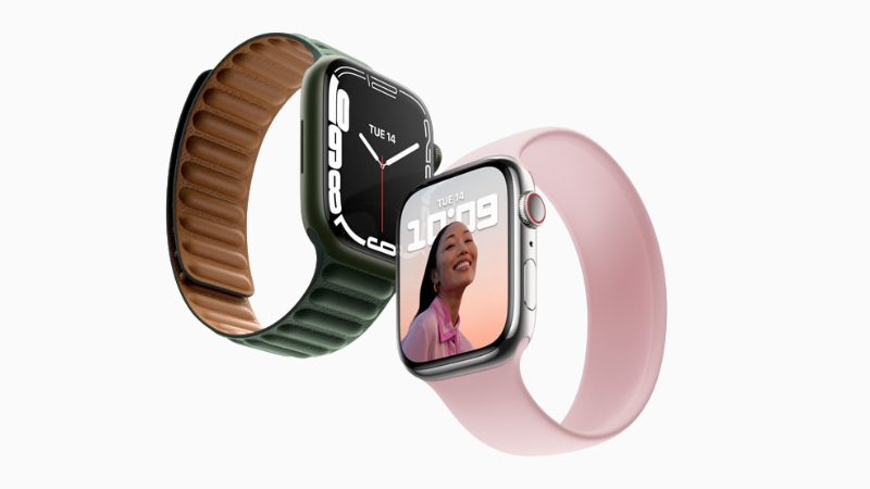 Apple Watch Series 7 có phần viền hiển thị bo mỏng Apple Watch Series 7 có phần viền hiển thị bo mỏng