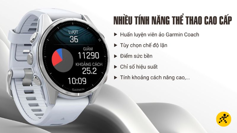 Garmin Fenix 8 nổi bật hơn Apple Watch Ultra 2 với các chỉ số đánh giá chuyên sâu trọng tập luyện thể thao Garmin Fenix 8 nổi bật hơn Apple Watch Ultra 2 với các chỉ số đánh giá chuyên sâu trọng tập luyện thể thao