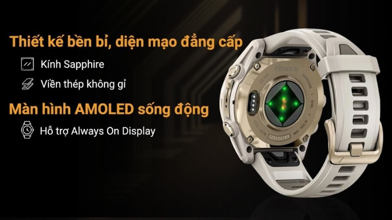 Garmin Fenix 8 mang ngôn ngữ đúc khối tinh xảo sang trọng Garmin Fenix 8 mang ngôn ngữ đúc khối tinh xảo sang trọng