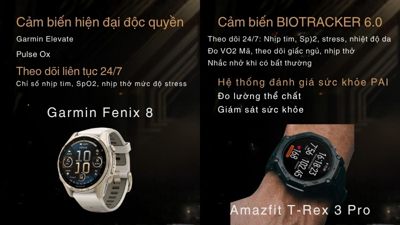 Sự khác biệt về mạch cảm biển sức khỏe của 2 sản phẩm Sự khác biệt về mạch cảm biển sức khỏe của 2 sản phẩm