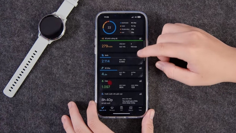 Cả 2 sản phẩm đều có thể kết nối với ứng dụng quản lý Garmin Connect Cả 2 sản phẩm đều có thể kết nối với ứng dụng quản lý Garmin Connect