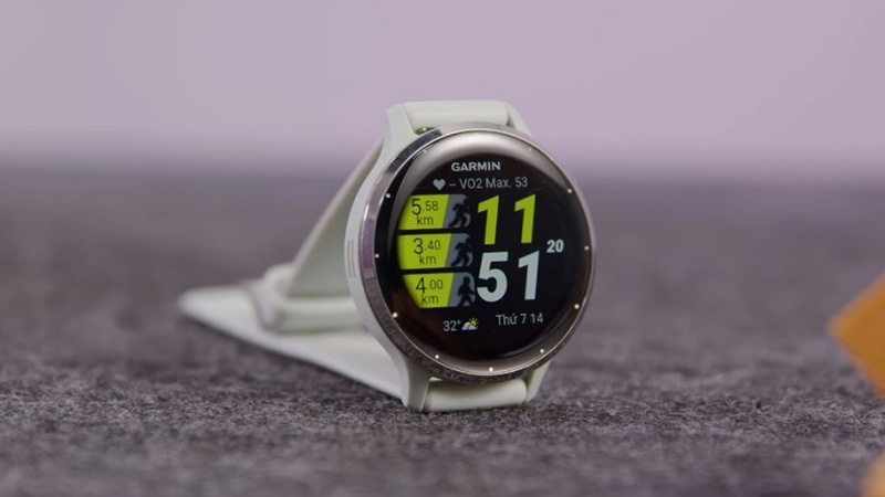 Garmin Venu 3S sở hữu bộ khung vỏ polyme cứng cáp thanh lịch thời trang Garmin Venu 3S sở hữu bộ khung vỏ polyme cứng cáp thanh lịch thời trang