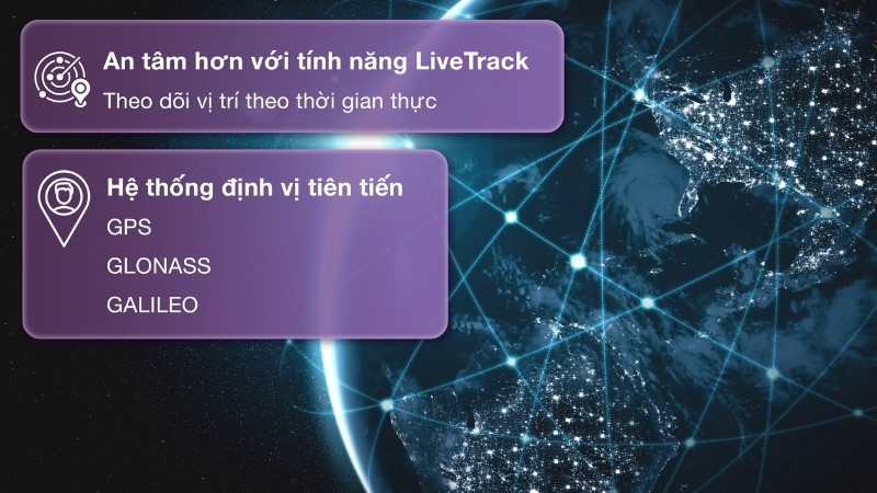 Cả 2 smartwatch đều trang bị hệ thống định vị tiên tiến Cả 2 smartwatch đều trang bị hệ thống định vị tiên tiến