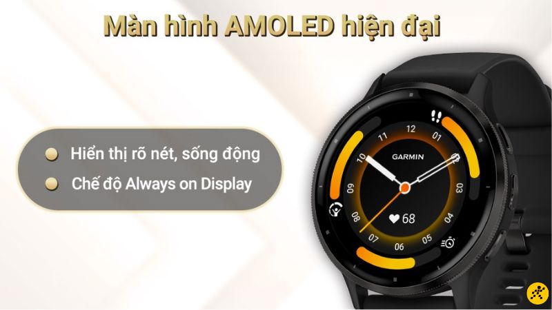 Garmin Venu 3 sở hữu màn hình rộng 1.4 inch Garmin Venu 3 sở hữu màn hình rộng 1.4 inch
