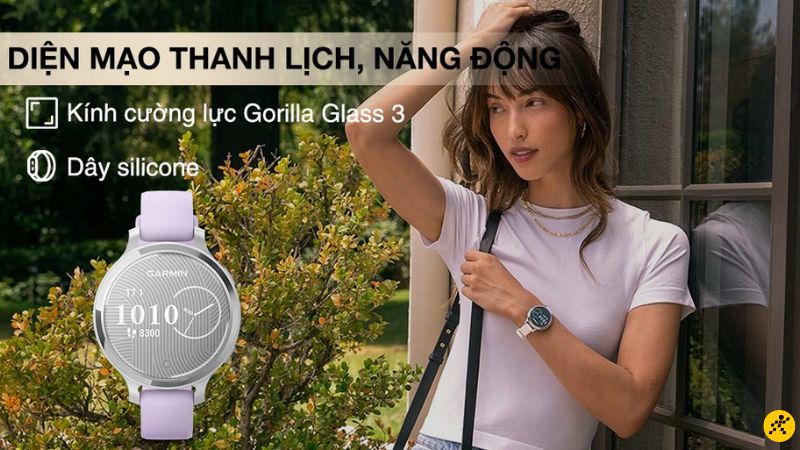 Garmin Lily 2 Active sử dụng màn hình LCD đơn sắc Garmin Lily 2 Active sử dụng màn hình LCD đơn sắc