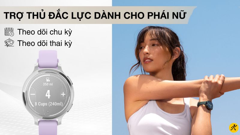 Garmin Lily 2 Active trợ thủ đắc lực cho phái n Garmin Lily 2 Active trợ thủ đắc lực cho phái nữ