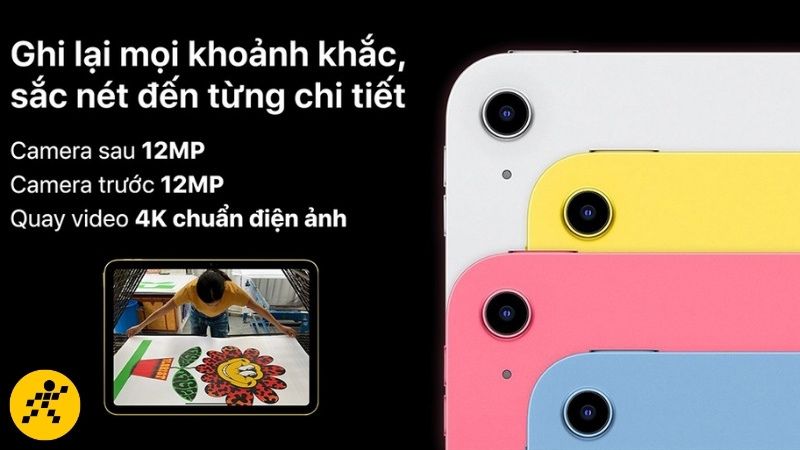 Camera trước của iPad Air M3 và iPad A16 khá tương đồng Camera trước của iPad Air M3 và iPad A16 khá tương đồng