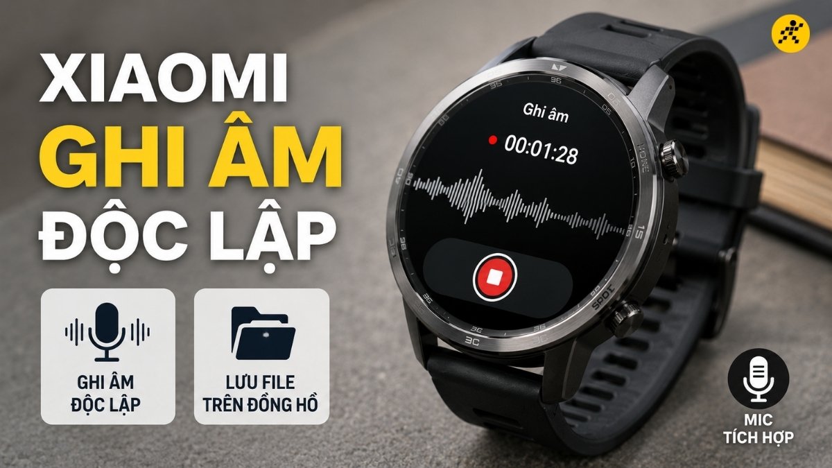 Đồng hồ Xiaomi có thể ghi âm độc lập ở một số mẫu cao cấp nhất định Đồng hồ Xiaomi có thể ghi âm độc lập ở một số mẫu cao cấp nhất định