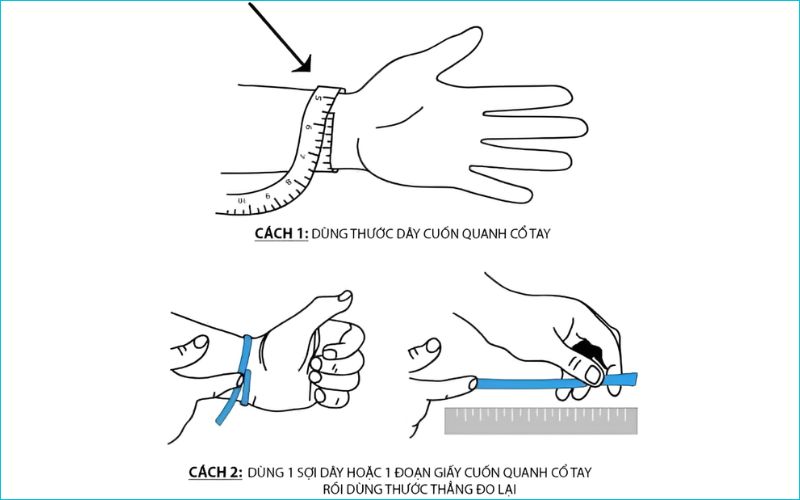 Cách đo cổ tay nam tại nhà bằng thước dây hoặc bằng giấy Cách đo cổ tay nam tại nhà bằng thước dây hoặc bằng giấy