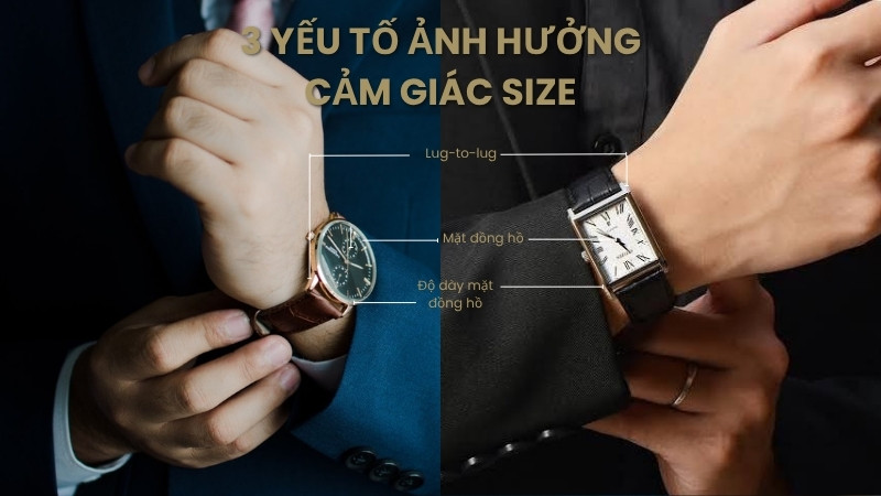 Các yếu tố ảnh hưởng cảm giác size Các yếu tố ảnh hưởng cảm giác size