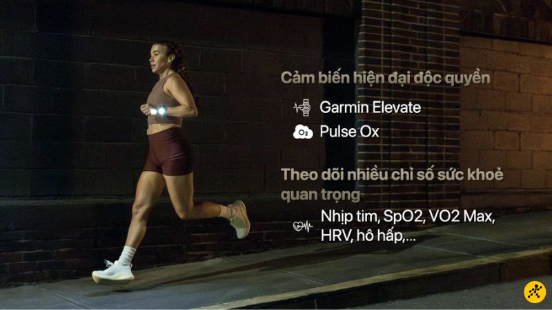 Cảm biến hiện đại độc quyền trên Garmin Forerunner 970 Cảm biến hiện đại độc quyền trên Garmin Forerunner 970