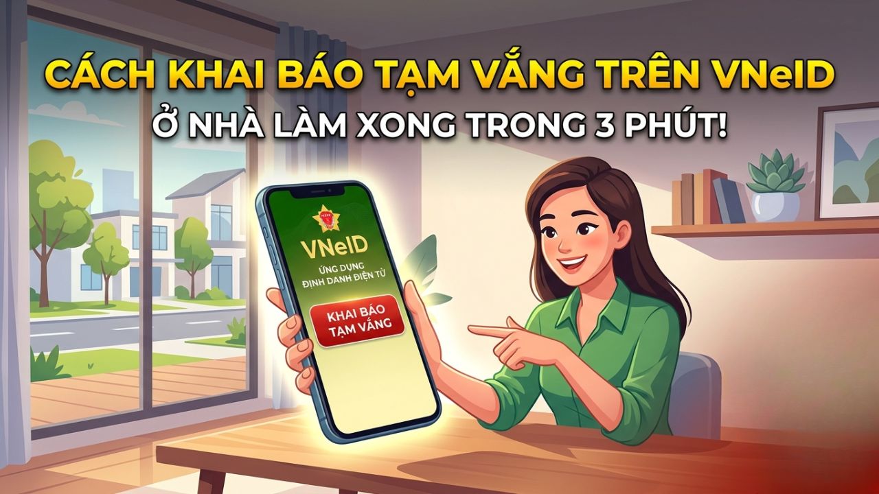 Cách Khai Báo Tạm Vắng Trên Vneid
