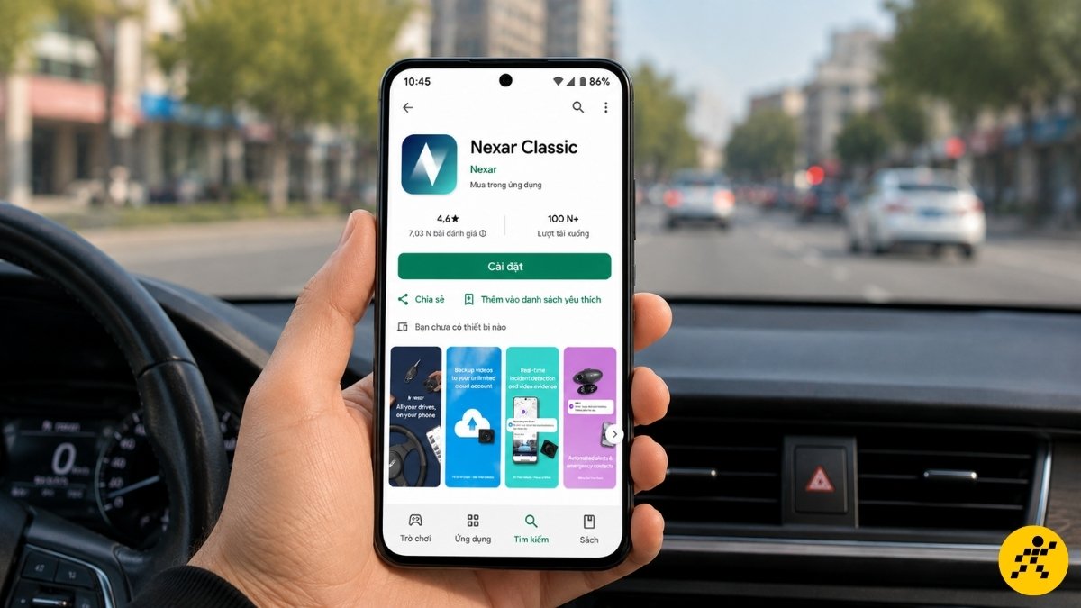 Ứng dụng Nexar Classic Ứng dụng Nexar Classic