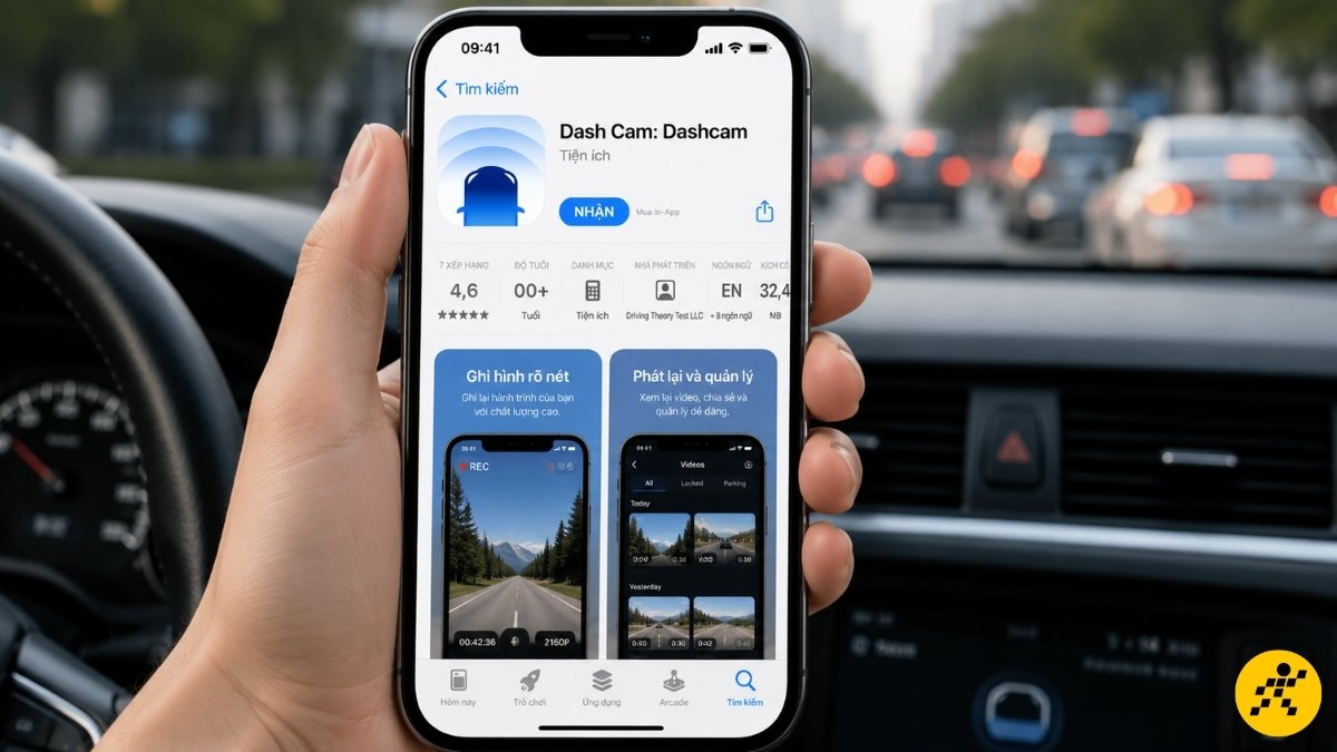 Ứng dụng Dash Cam: Dashcam Ứng dụng Dash Cam: Dashcam