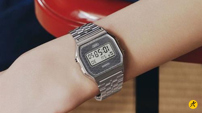 Casio A159WEVJ-7DR ph&ugrave; hợp cho cả nam v&agrave; nữ sinh cấp 2