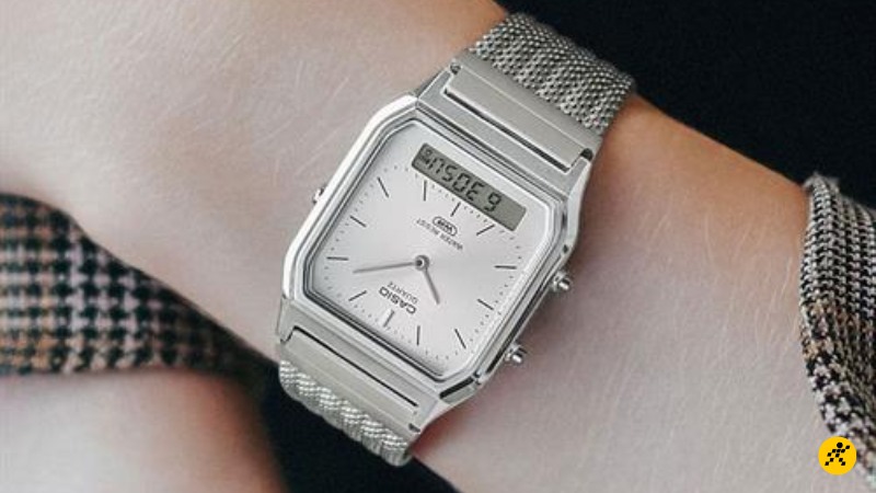 Casio AQ-230EM-7ADF nhẹ nh&agrave;ng, dễ đeo